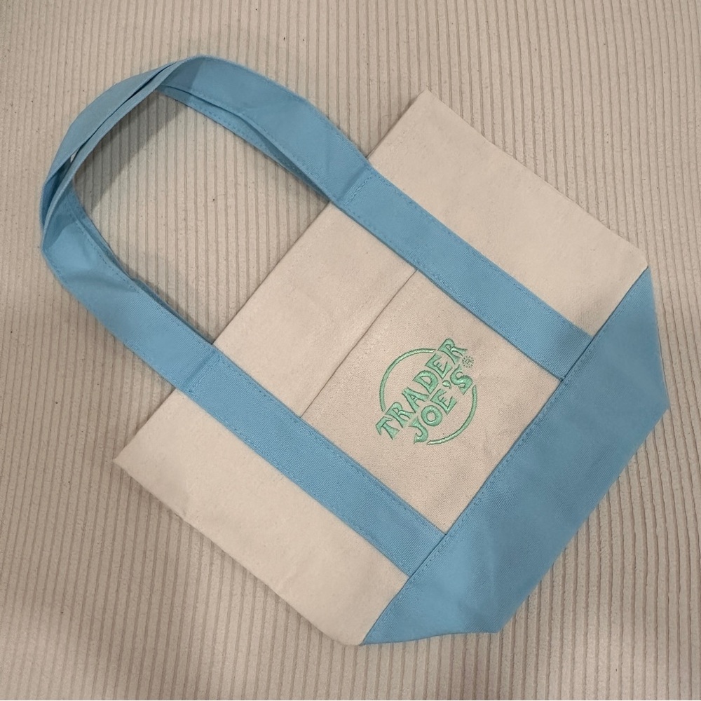 Trader Joe’s Blue Mini Tote Bag
